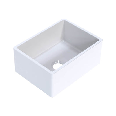 TURNER HASTINGS COVE FIRECLAY BUTLER SINK GLOSS WHITE 610MM