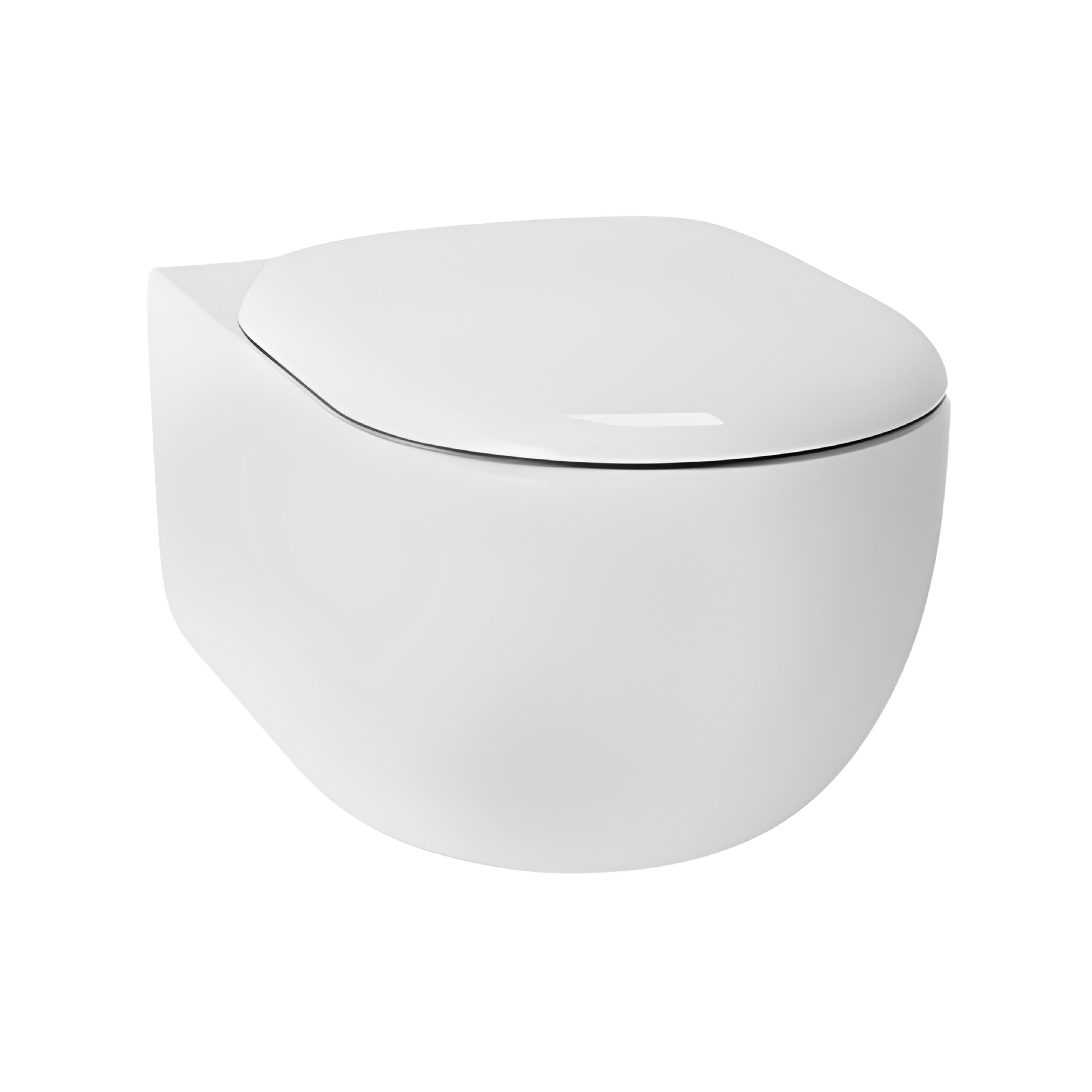 TOTO HAYON WALL HUNG TOILET (D-SHAPE) GLOSS WHITE