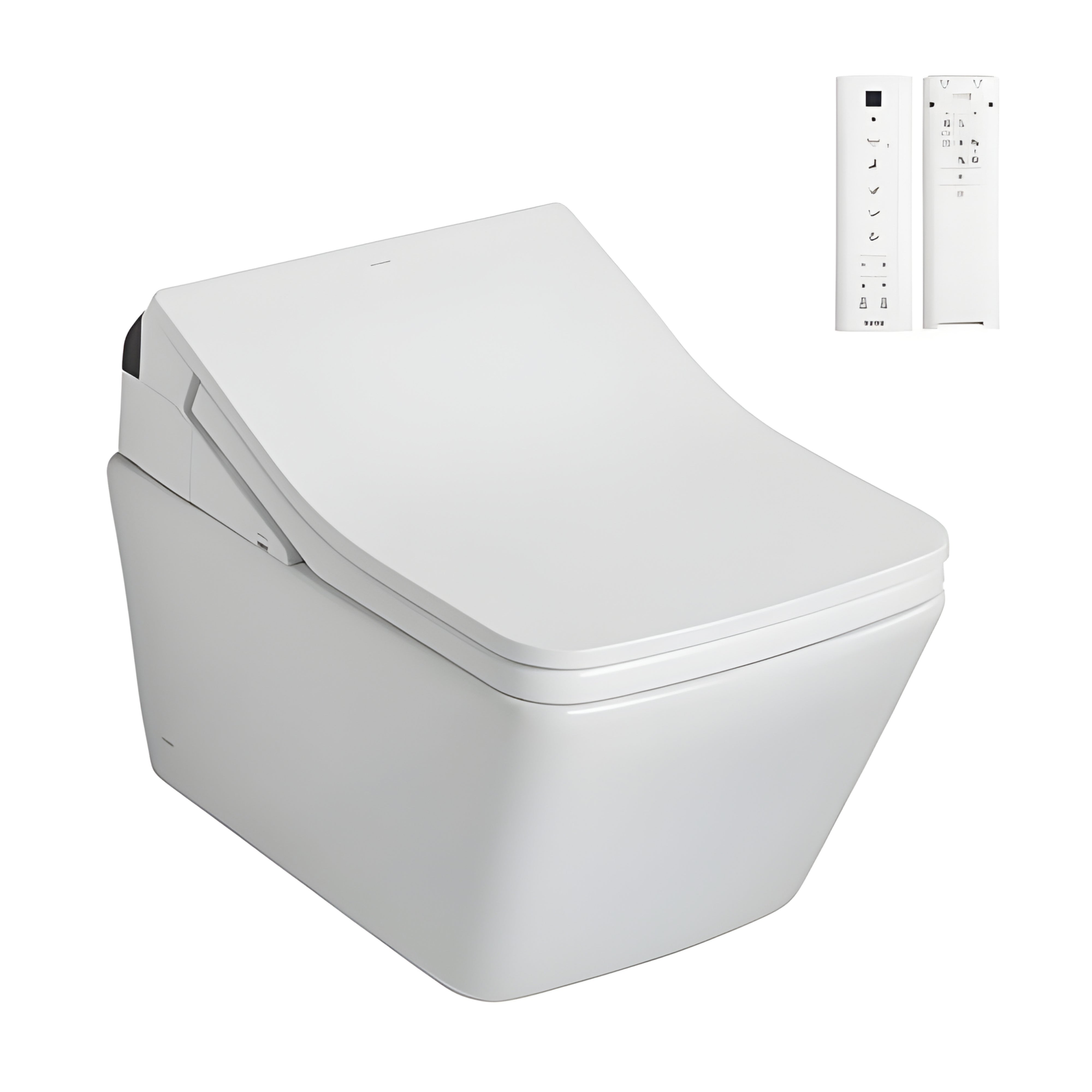 TOTO SX WALL HUNG TOILET WITH WASHLET W/ REMOTE CONTROL PACKAGE GLOSS WHITE