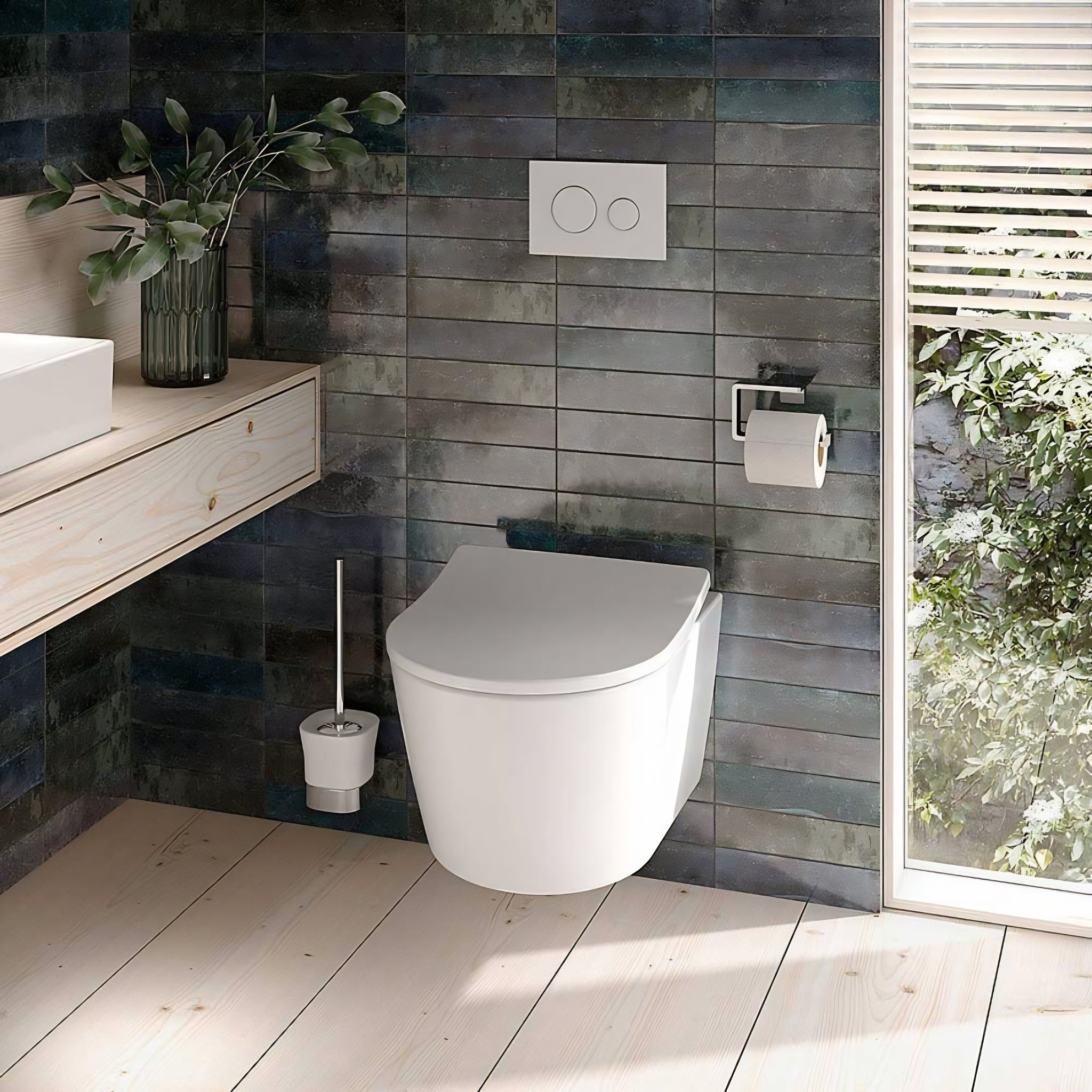 TOTO WALL HUNG TOILET (D-SHAPE) GLOSS WHITE