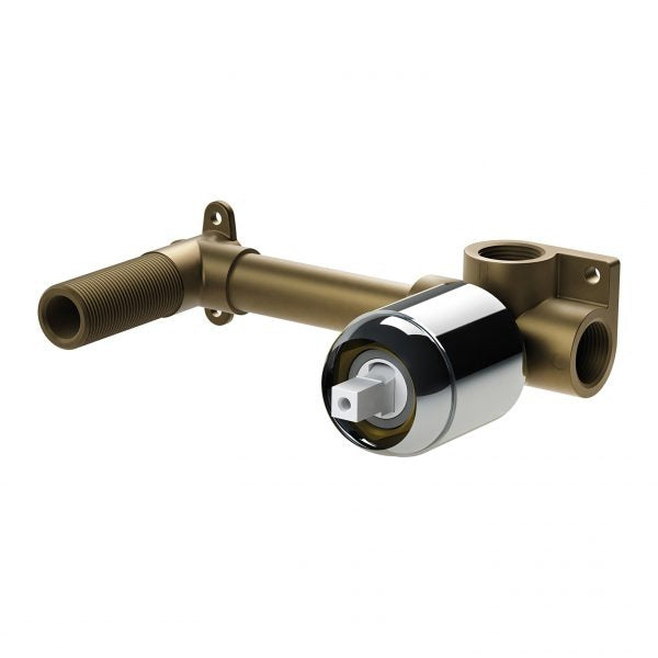 PHOENIX ARLO LEAD FREE WALL BASIN / BATH MIXER SET WITH TRIM KIT AND BODY 200MM CHROME