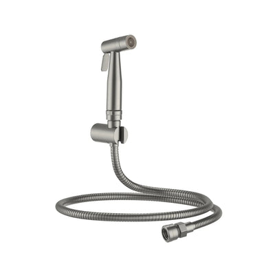 AMOZA HAND SPRAY SET 130MM BRUSHED STAINLESS STEEL