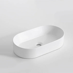 CLAYA PILL ABOVE COUNTER BASIN GLOSS WHITE 525MM