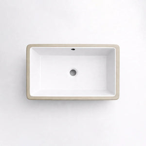 CLAYA RECTANGULAR UNDER COUNTER BASIN MATTE WHITE 530MM