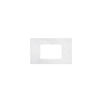 FIENZA CLOUDBURST RECTANGULAR SOLID SURFACE BENCHTOP WITH UNDERMOUNT BASIN HOLE & TAP HOLE (AVAILABLE IN 600MM, 750MM, 900MM, 1200MM, 1500MM AND 1800MM)