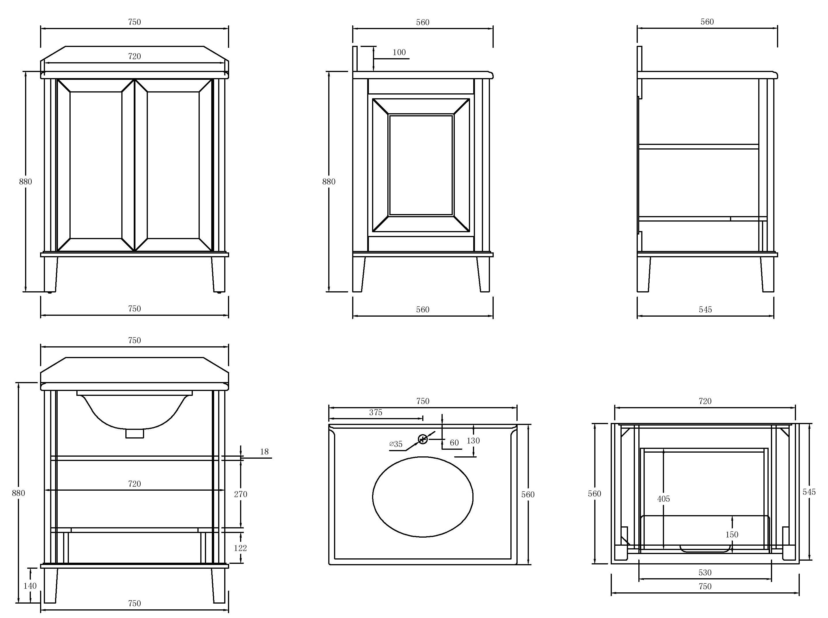 TURNER HASTINGS COVENTRY SATIN WHITE 750MM SINGLE BOWL FLOOR STANDING VANITY PACKAGE