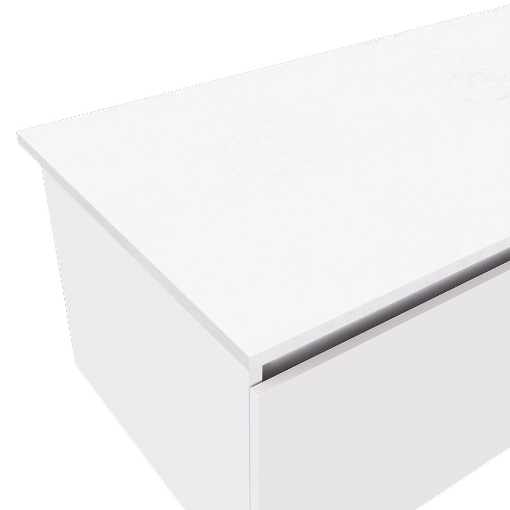 FIENZA CRYSTAL PURE SILICA FREE RECTANGULAR STONE BENCHTOP (AVAILABLE IN 600MM, 750MM, 900MM, 1200MM, 1500MM AND 1800MM)