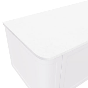 FIENZA CRYSTAL PURE SILICA FREE CURVED DEPTH STONE BENCHTOP (AVAILABLE IN 750MM 900MM 1200MM AND 1500MM)