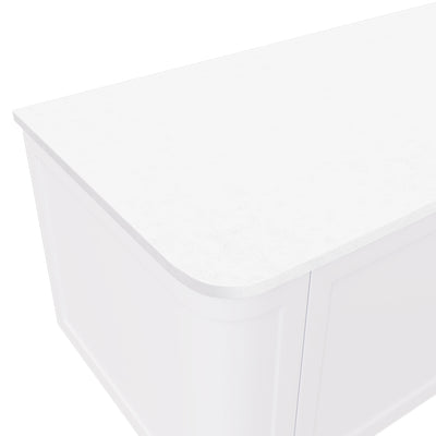 FIENZA CRYSTAL PURE SILICA FREE CURVED DEPTH STONE BENCHTOP (AVAILABLE IN 750MM 900MM 1200MM AND 1500MM)
