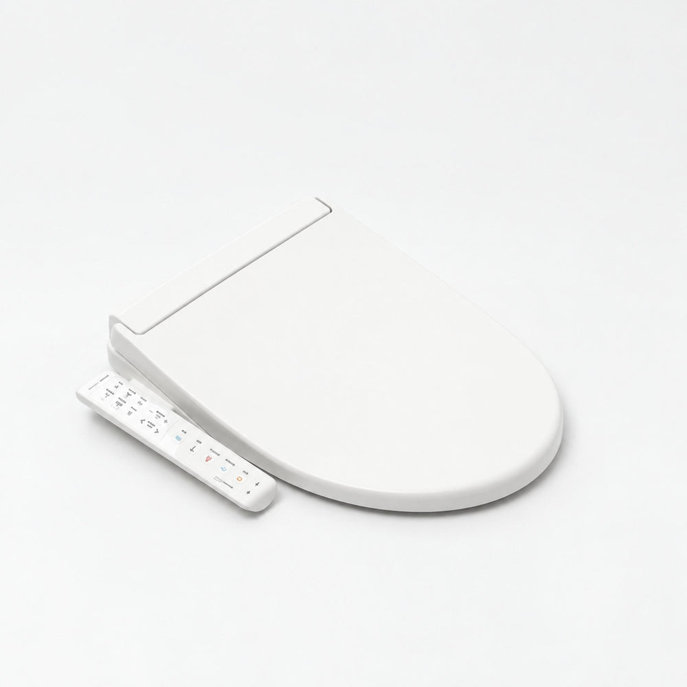 DAELIM ULTRA SLIM SMART BIDET SEAT WITH SIDE CONTROL ELONGATED GLOSS WHITE