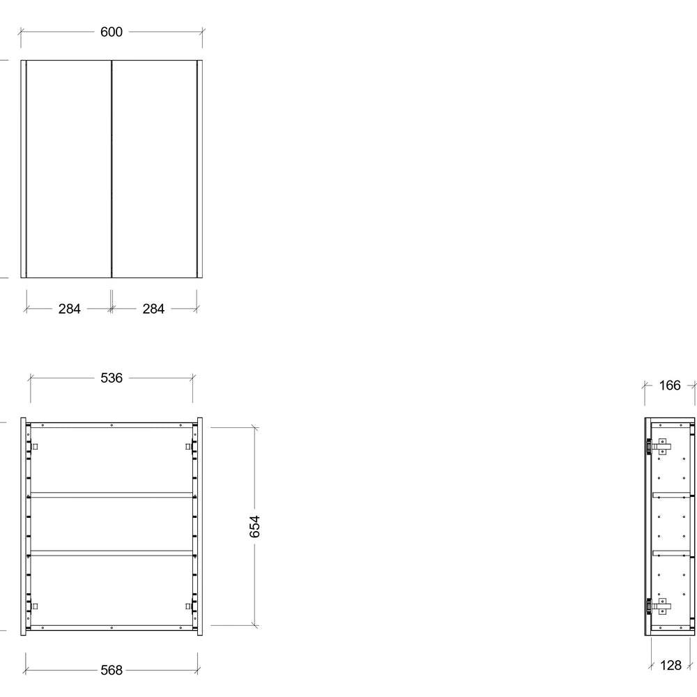 TIMBERLINE DENVER CUSTOM SHAVING CABINET (ALL SIZING)