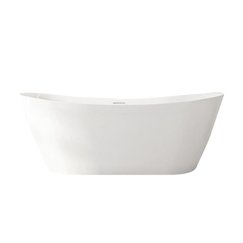 MERCIO DISNEY ULTRA THIN FREESTANDING BATHTUB GLOSS WHITE 1500MM