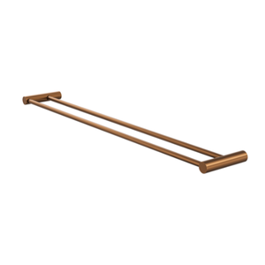 Linsol Dotti Double Towel Rail 800mm Aged Bronze