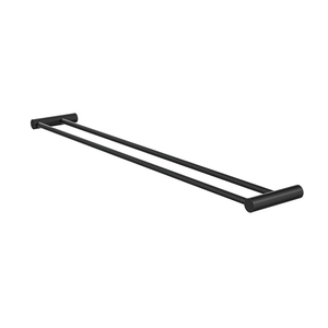 Linsol Dotti Double Towel Rail 800mm Matte Black