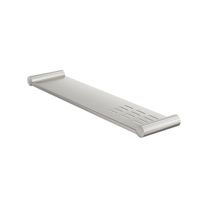 Linsol Dotti Metal Shelf with Soap Dish 450mm Brushed Nickel