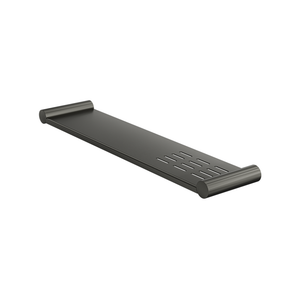 Linsol Dotti Metal Shelf with Soap Dish 450mm Gun Metal