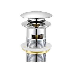 POSEIDON BRASS MUSHROOM TOP POP-UP BASIN WASTE OVERFLOW CHROME
