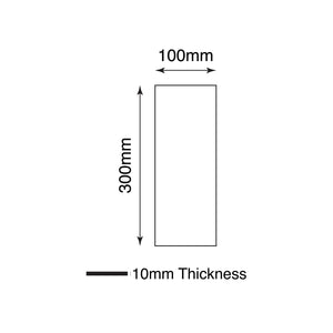 EVERSTONE DURASTONE CREMA LUNA MATTE 300X100MM RECTANGULAR TILE (PER BOX)
