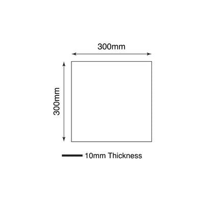 EVERSTONE DURASTONE CHARCOAL MATTE 300X300MM SQUARE TILE (PER BOX)