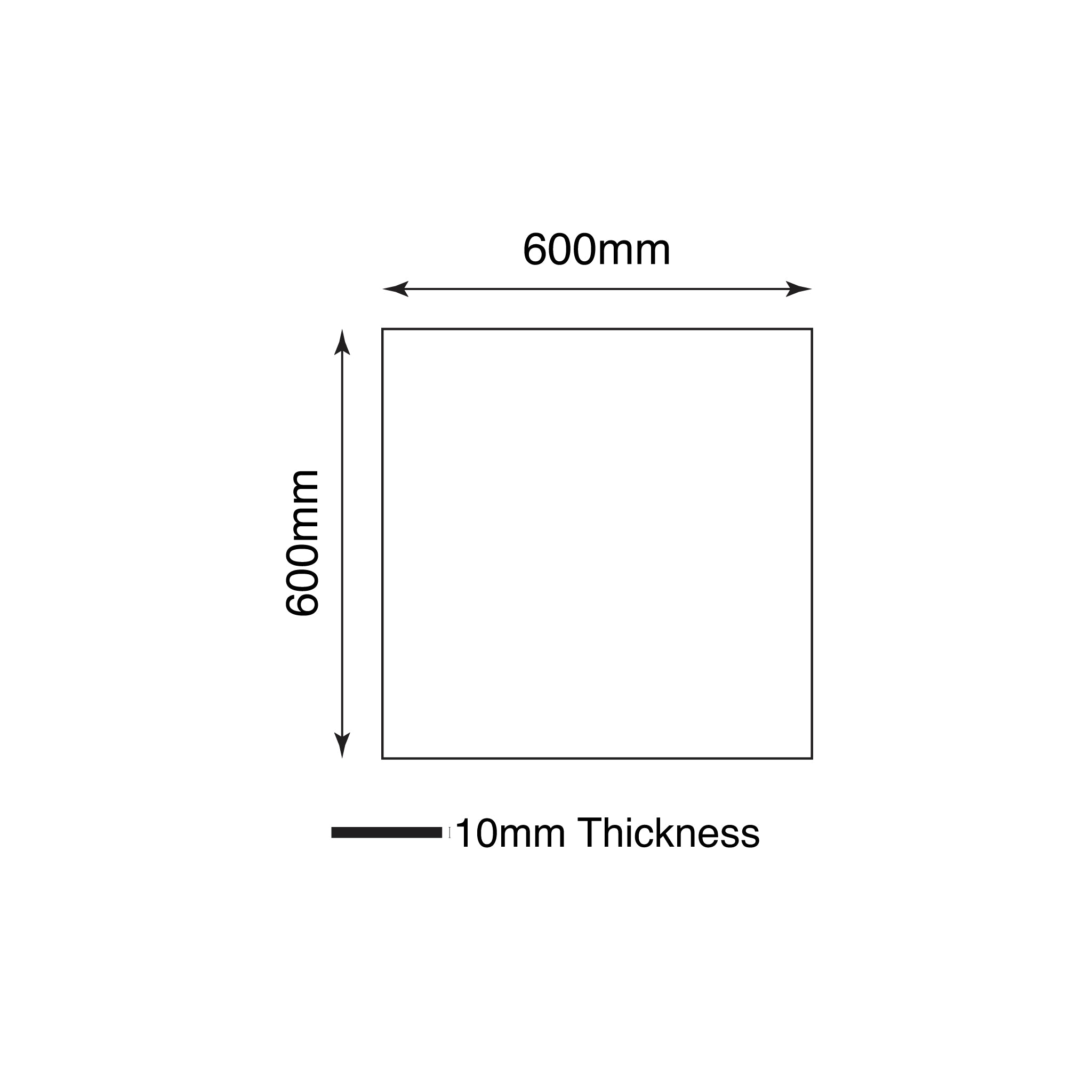EVERSTONE DURASTONE CHARCOAL MATTE 600X600MM SQUARE TILE (PER BOX)