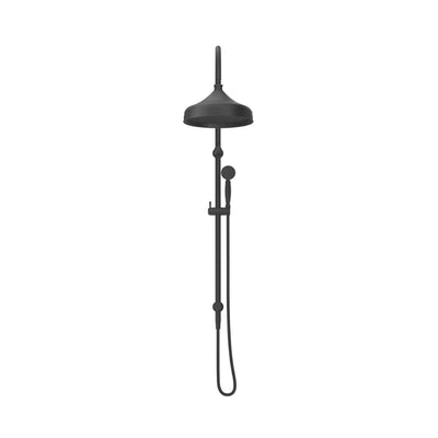 BELLA VISTA MICA HERITAGE DUAL SHOWER RAIL 1230MM BLACK