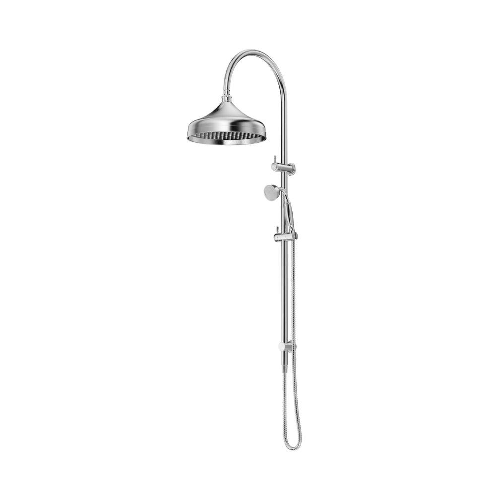 BELLA VISTA MICA HERITAGE DUAL SHOWER RAIL 1230MM CHROME