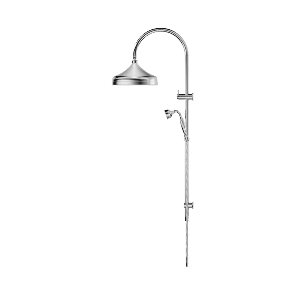 BELLA VISTA MICA HERITAGE DUAL SHOWER RAIL 1230MM CHROME