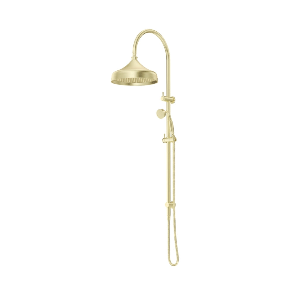 BELLA VISTA MICA HERITAGE DUAL SHOWER RAIL 1230MM FRENCH GOLD