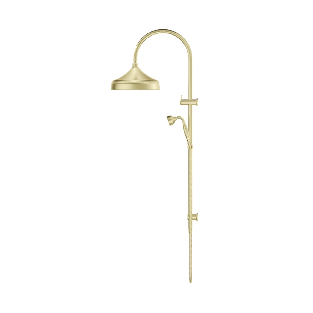 BELLA VISTA MICA HERITAGE DUAL SHOWER RAIL 1230MM FRENCH GOLD