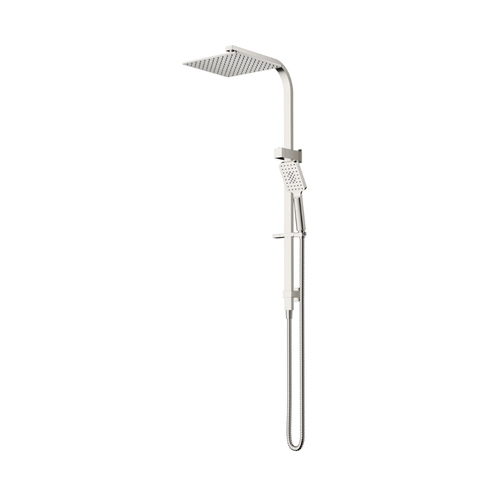 BELLA VISTA CRESTA DUAL SHOWER RAIL 905MM BRUSHED NICKEL
