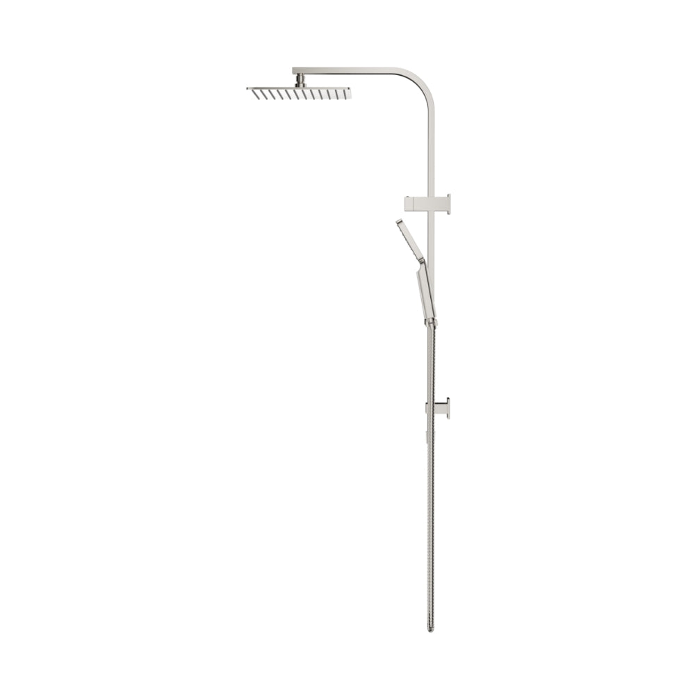 BELLA VISTA CRESTA DUAL SHOWER RAIL 905MM BRUSHED NICKEL