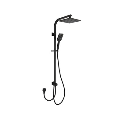 BELLA VISTA DEKO DUAL SHOWER RAIL RETROFIT 1000MM BLACK