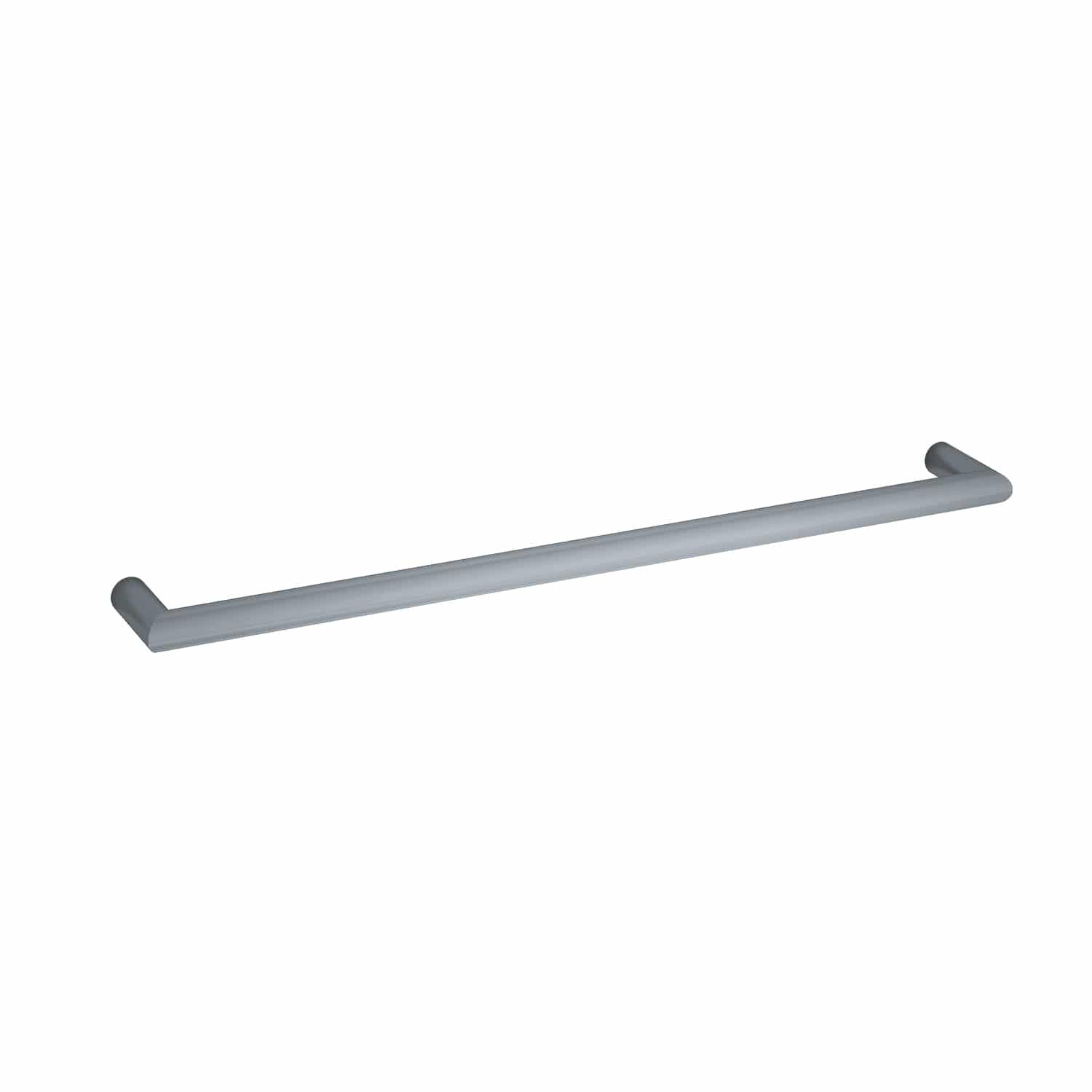 THERMOGROUP ROUND SINGLE BAR HEATED TOWEL RAIL 832MM GUN METAL