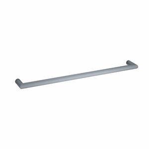 THERMOGROUP ROUND SINGLE BAR HEATED TOWEL RAIL 832MM GUN METAL