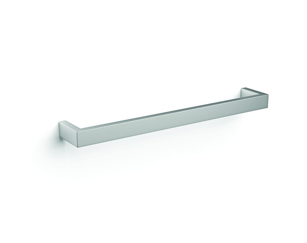 THERMOGROUP SQUARE SINGLE BAR HEATED TOWEL RAIL 632MM POLISHED STAINLESS STEEL