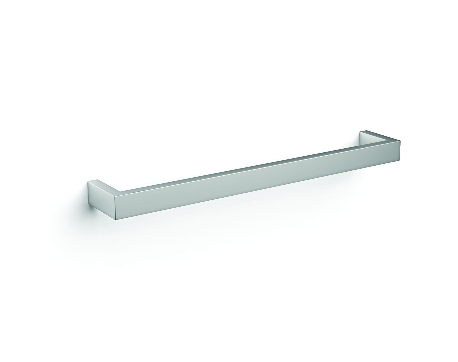 THERMOGROUP SQUARE SINGLE BAR HEATED TOWEL RAIL 632MM POLISHED STAINLESS STEEL
