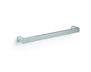 THERMOGROUP SQUARE SINGLE BAR HEATED TOWEL RAIL 632MM POLISHED STAINLESS STEEL