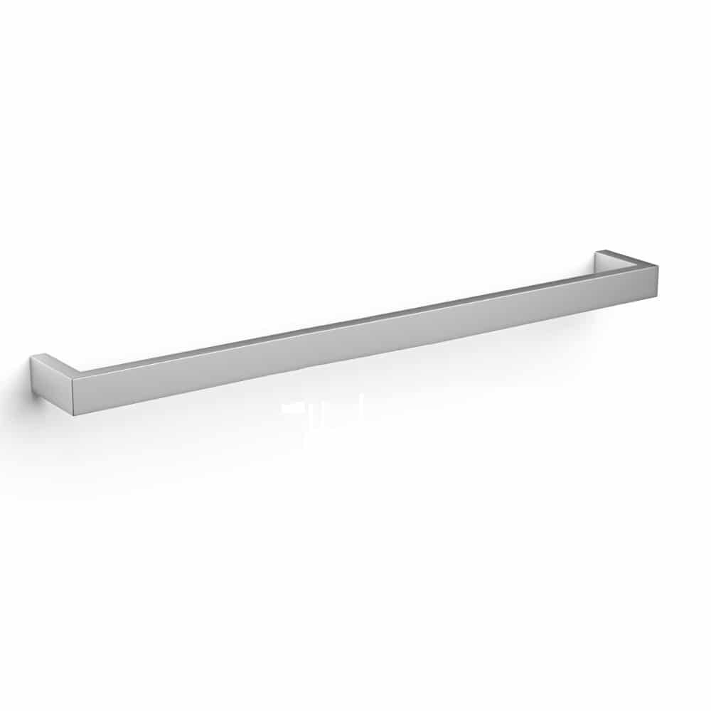 THERMOGROUP SQUARE SINGLE BAR HEATED TOWEL RAIL 800MM