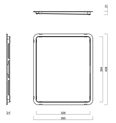 SCHOCK DRAINER TRAY STAINLESS STEEL