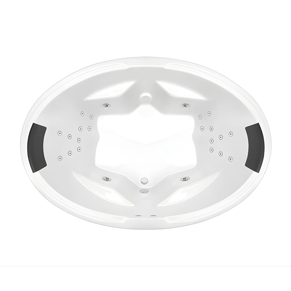 DECINA DUO INSET DOLCE VITA SPA BATHTUB GLOSS WHITE 1850MM WITH 24-JETS