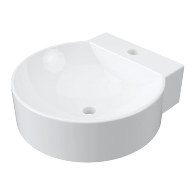 DUROCLASS QUAY ABOVE COUNTER BASIN GLOSS WHITE 420MM