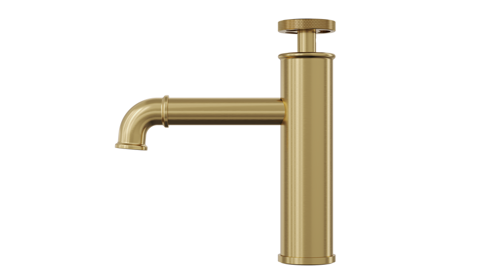 LINSOL DYNAMIK BASIN MIXER BRUSHED BRASS