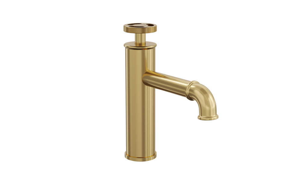 LINSOL DYNAMIK BASIN MIXER BRUSHED BRASS