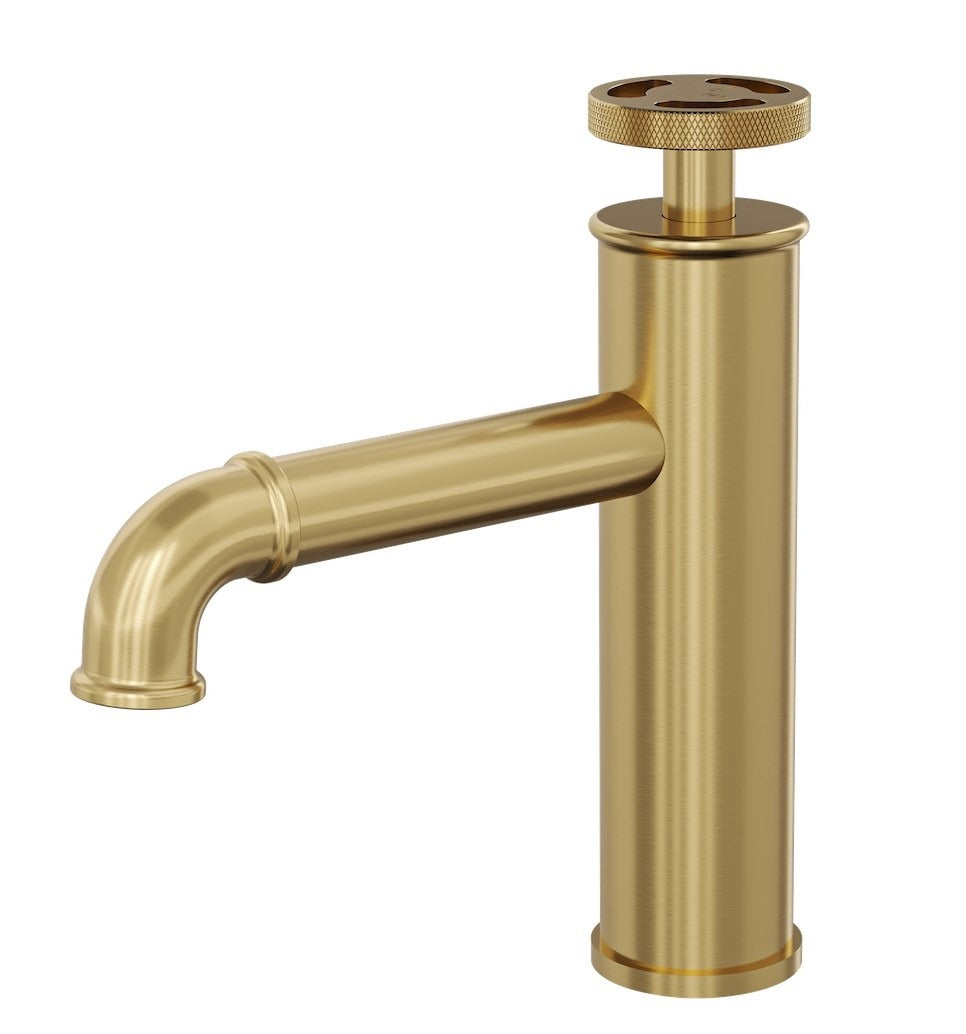 LINSOL DYNAMIK BASIN MIXER BRUSHED BRASS