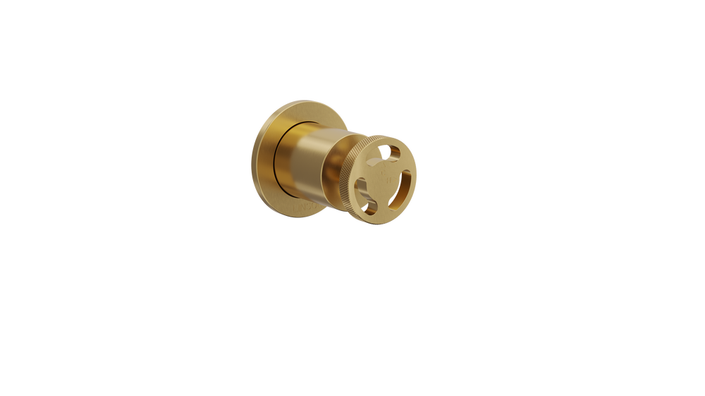 LINSOL DYNAMIK WALL MIXER BRUSHED BRASS