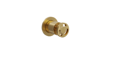 LINSOL DYNAMIK WALL MIXER BRUSHED BRASS