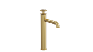 LINSOL DYNAMIK TALL BASIN MIXER BRUSHED BRASS