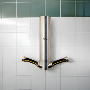 DYSON AIRBLADE 9KJ SENSOR HAND DRYER BRUSHED STAINLESS STEEL 500MM X 450MM