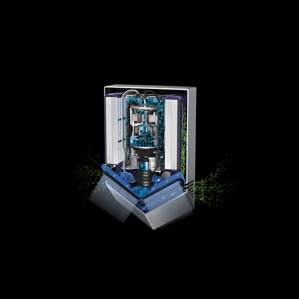 DYSON AIRBLADE V SENSOR HAND DRYER SPRAYED NICKEL 394MM X 234MM