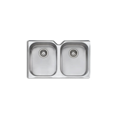 OLIVERI DIAZ DOUBLE BOWL UNDERMOUNT ALFRESCO AND KITCHEN SINK STAINLESS STEEL 770MM